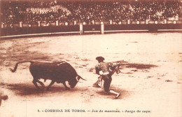 P-24-Mi-Is-2034 : CORRIDA DE TOROS. JEU DE MANTEAU. JUEGO DE CAPA - Stierkampf