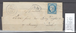 France - Lettre  GC 3029 - Privas + BM Identifiée De Thueyts - 1873 - Ardeche - 1849-1876: Période Classique