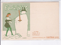 PUBLICITE :magasine FANTASIO Illustrée Par Roubille  (bonhomme De Neige) - Très Bon état - Advertising