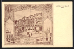 AK Amsterdam, Die Port Van Cleve 1870  - Amsterdam