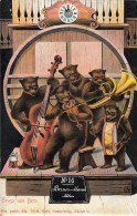Ours Bear * CPA Illustrateur * Ours Humanisés Orchestre Musique Musiciens Intsruments * Gruss Aus Bern Schweiz - Bears