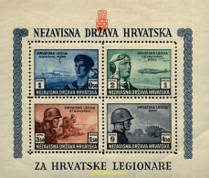 40343 MNH CROACIA 1943 PRO LEGION CROATA - Kroatien