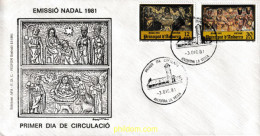 404560 MNH ANDORRA. Admón Española 1981 NAVIDAD - Ungebraucht