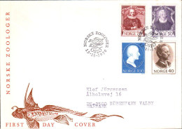 NORVEGE LETTRE FDC 1970 POUR LE DANEMARK - FDC