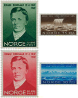 101892 MNH NORUEGA 1942 CENTENARIO DEL NACIMIENTO DE RIKARD NORDRAAK - Ongebruikt