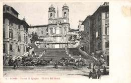 ITALIE - Roma - Piazza Di Spagna - Trinita Dei Monti - Carte Postale - Altri Monumenti, Edifici