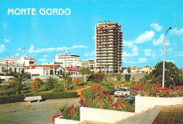 MONTE GORDO, V.R. Sº. António, Algarve - Vista Parcial E Jardim  (2 Scans) - Faro