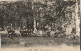 CPA 92 SCEAUX LYCEE LAKANAL CLASSE EN PLEIN AIR CP GLACEE - Sceaux