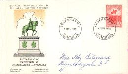 DANEMARK LETTRE FDC 1955 - FDC