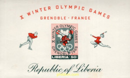 722624 MNH LIBERIA 1967 10 JUEGOS OLIMPICOS INVIERNO GRENOBLE 1968 - Liberia