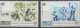 Nations Unies United Nations  Des Logements Pour Les Sans-abris XXX 1987 - Unused Stamps