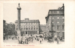 ITALIE - Roma - Piazza Colonna E Colonna Antonina - Carte Postale Ancienne - Autres Monuments, édifices