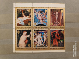 1971	Ajman	Paintings 6 - Adschman