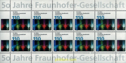 9910 MNH ALEMANIA FEDERAL 1999 50 ANIVERSARIO DE LA SOCIEDAD FRAUNHOFER - Nuevos