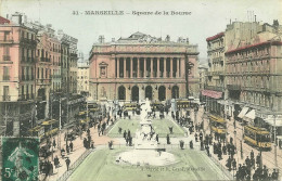 13  MARSEILLE - SQUARE DE LA BOURSE (ref A627) - Canebière, Centro