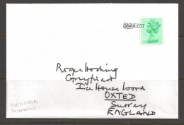 1980's Paquebot Cover, British Stamp Used In Kenosha, Wisconsin - Lettres & Documents