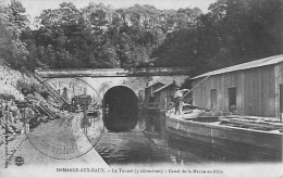 Cpa DEMANGE AUX EAUX 55 Le Tunnel ( 5 Kilomètres ) Canal De La Marne Au Rhin - Cachet - Sonstige & Ohne Zuordnung