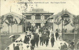 13  MARSEILLE - EXPO COLONIAL 1906 - RUE SAIGON CHOLEN (ref A625) - Mostre Coloniali 1906 – 1922