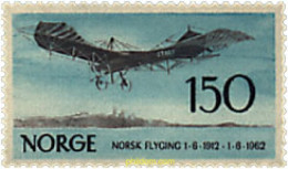 672782 HINGED NORUEGA 1962 AVIACION PIONERA. - Usados