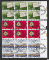 Schweiz 1984 Jahresereignisse Mi.Nr. 1267/69 Kpl. 6er Blocksatz Gestempelt - Used Stamps