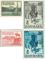 722403 HINGED DINAMARCA 1937 JUBILEO DEL REY CHRISTIAN X - Unused Stamps