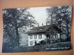 Hotel Restaurant Du Vieux Manoir (Charles Grau Propriétaire) Carte Expédiée De / Photogarphe De Monthey (A17p46) - Monthey