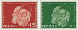 672780 HINGED NORUEGA 1961 60 ANIVERSARIO DEL PREMIO NOBEL A LA PAZ - Used Stamps