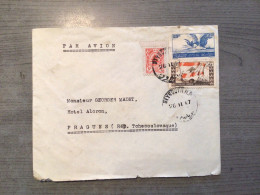 Lettre Par Avion BEYROUTH - LIBAN Pour PRAGUE - 1947 - Liban