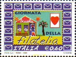 238346 MNH ITALIA 2009 DIA DE LA FILATELIA - 2001-10: Mint/hinged