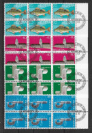 Schweiz 1983 Jahresereignisse Mi.Nr. 1245/48 Kpl. 6er Blocksatz Gestempelt - Gebruikt