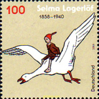 223417 MNH ALEMANIA FEDERAL 2008 PERSONAJES. SELMA LAGERLÖF PREMIO NOBEL DE LITERATURA - Ongebruikt