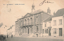 BELGIQUE - Le Roeulx - Hôtel De Ville - Animé - Nels - Carte Postale Ancienne - Le Roeulx