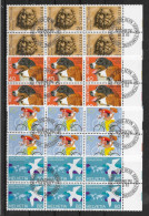 Schweiz 1983 Jahresereignisse Mi.Nr. 1256/59 Kpl. 6er Blocksatz Gestempelt - Gebraucht
