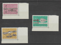 Liechtenstein 1980 Hunting Weapons Corner Piece ** MNH - Militaria