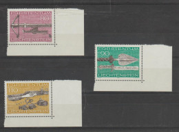 Liechtenstein 1980 Hunting Weapons Corner Piece ** MNH - Unused Stamps