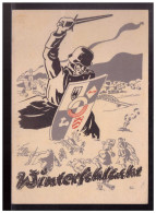 Dt- Reich (024222) Propaganda Feldpostkarte Winterschlacht, Ungebraucht - Andere & Zonder Classificatie