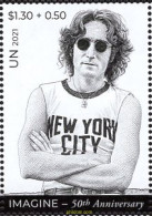 668214 MNH NACIONES UNIDAS. Nueva York 2021 JOHN LENNON - Autres & Non Classés