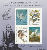 France 1995 Arts Décoratifs Peintre Ornithologue J J Audubon Oiseaux Bloc Feuillet N°18 Neuf** - Neufs