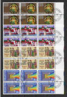 Schweiz 1978 Jahresereignisse Mi.Nr. 1116/19 Kpl. 6er Blocksatz Gestempelt - Used Stamps