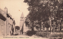 Dun Sur Auron * Rue , L'église Et Le Square - Dun-sur-Auron