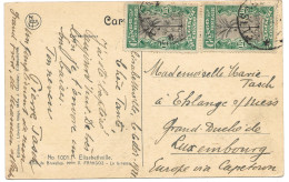 !!! CONGO, CPA DE 1911, AU DÉPART D'ELISABETHVILLE POUR LUXEMBOURG VIA CAPETOWN - Lettres & Documents