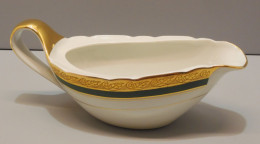 -SAUCIERE PORCELAINE De LUXE DE LA COMPAGNIE NATIONALE CNP Bord Dorés   E - Limoges (FRA)