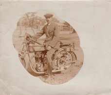 Photo Afrique Congo Panda Moto Motocyclette - Sonstige & Ohne Zuordnung