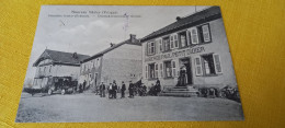 Nouveau Sâales (Vosges) - Frontière Franco-allemande S/w Postalisch Gelaufen 1914 Auberge Paul Petit Didier - Autres & Non Classés