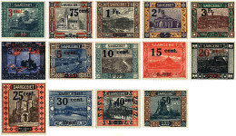 615409 HINGED ALEMANIA. Sarre 1921 SERIE BASICA - Other & Unclassified