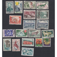 19 Timbres Colonies AEF N°228 à N°245 - 1951-58 -  Cote 20€ Lartdesgents - Brieven En Documenten