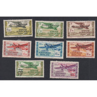 Colonie Française AEF - 1940-43 - Timbres Poste Aérienne N°14 à N°21 -  Neufs - 3 Signés - Cote 800 Euros - Brieven En Documenten