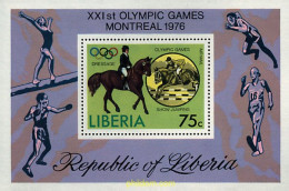 68644 MNH LIBERIA 1976 21 JUEGOS OLIMPICOS VERANO MONTREAL 1976 - Liberia