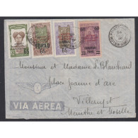 Colonies - Lettre Cachet Pointe Noire 1936 AEF - Tchad - Oubanghi Chari, Lartdesgents - Cartas & Documentos