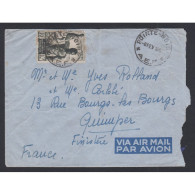 Colonies - Lettre Cachet Pointe Noire 1957 AEF, Lartdesgents - Storia Postale